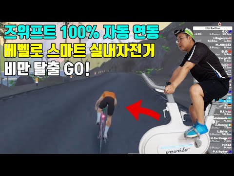 즈위프트 연동 되는 스마트 실내 자전거 해피런 베벨로 출시! 10분만에 땀이 홍수처럼 흐르네요