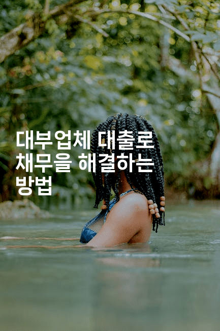 대부업체 대출로 채무을 해결하는 방법-체코치