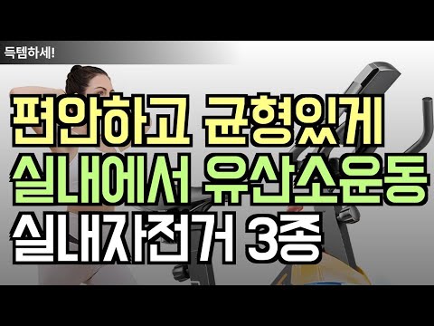 고평점! 편안한 좌식 ㅣ 실내 유산소 ㅣ 실내자전거 3종 추천