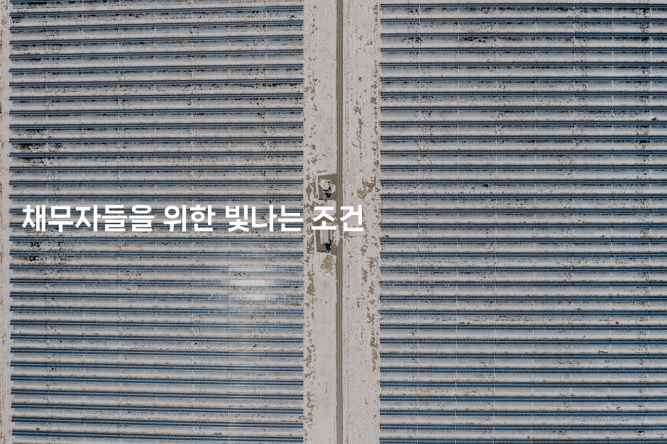 채무자들을 위한 빛나는 조건-체코치